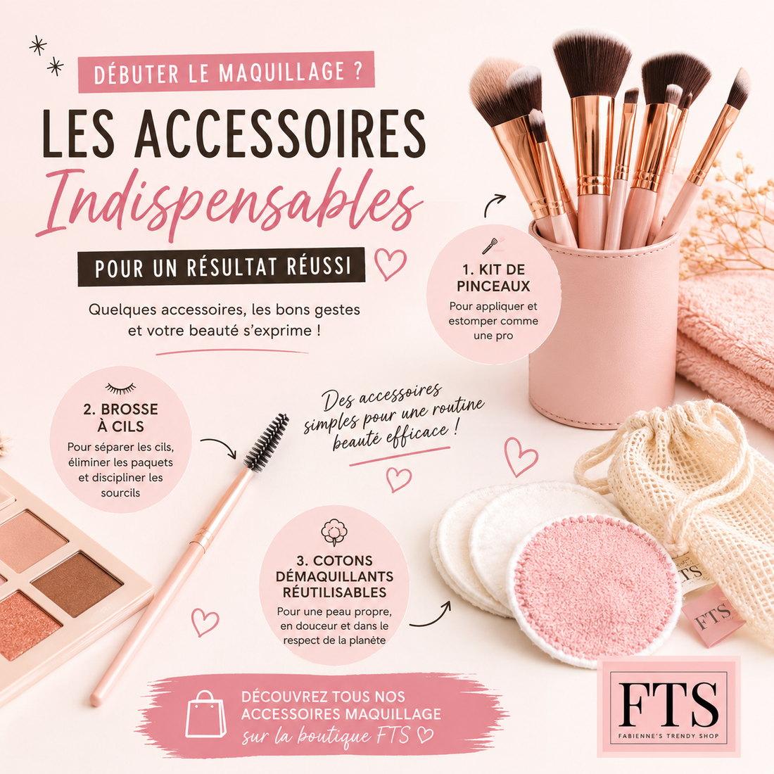 Débuter le maquillage : les accessoires indispensables pour un résultat réussi 💄