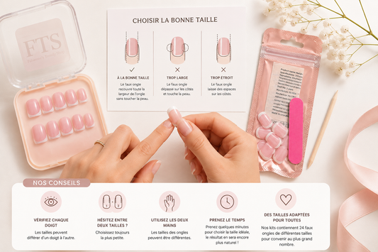 Comment choisir la bonne taille de faux ongles ?