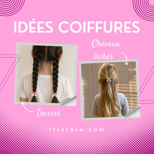 10 idées de coiffures adorables pour les enfants (faciles et rapides à faire) 🌸