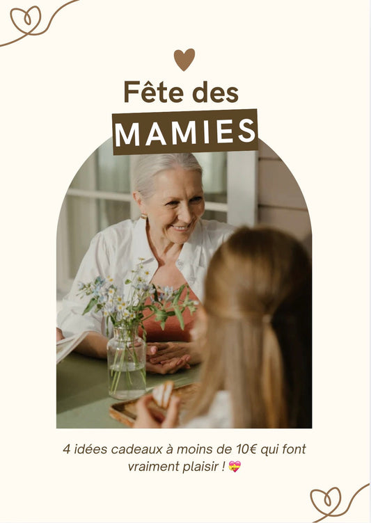 Fête des Grands-Mères : 4 idées cadeaux à moins de 10€ qui font vraiment plaisir ! 💝