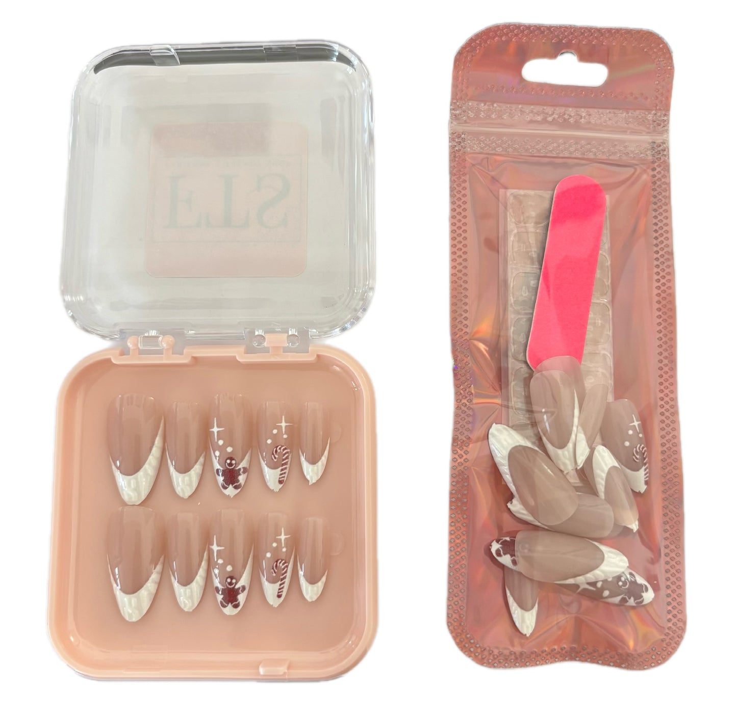 Faux ongles FRENCH NOËL