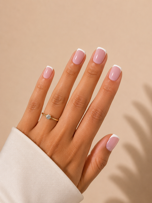 Short false nails - FRENCH