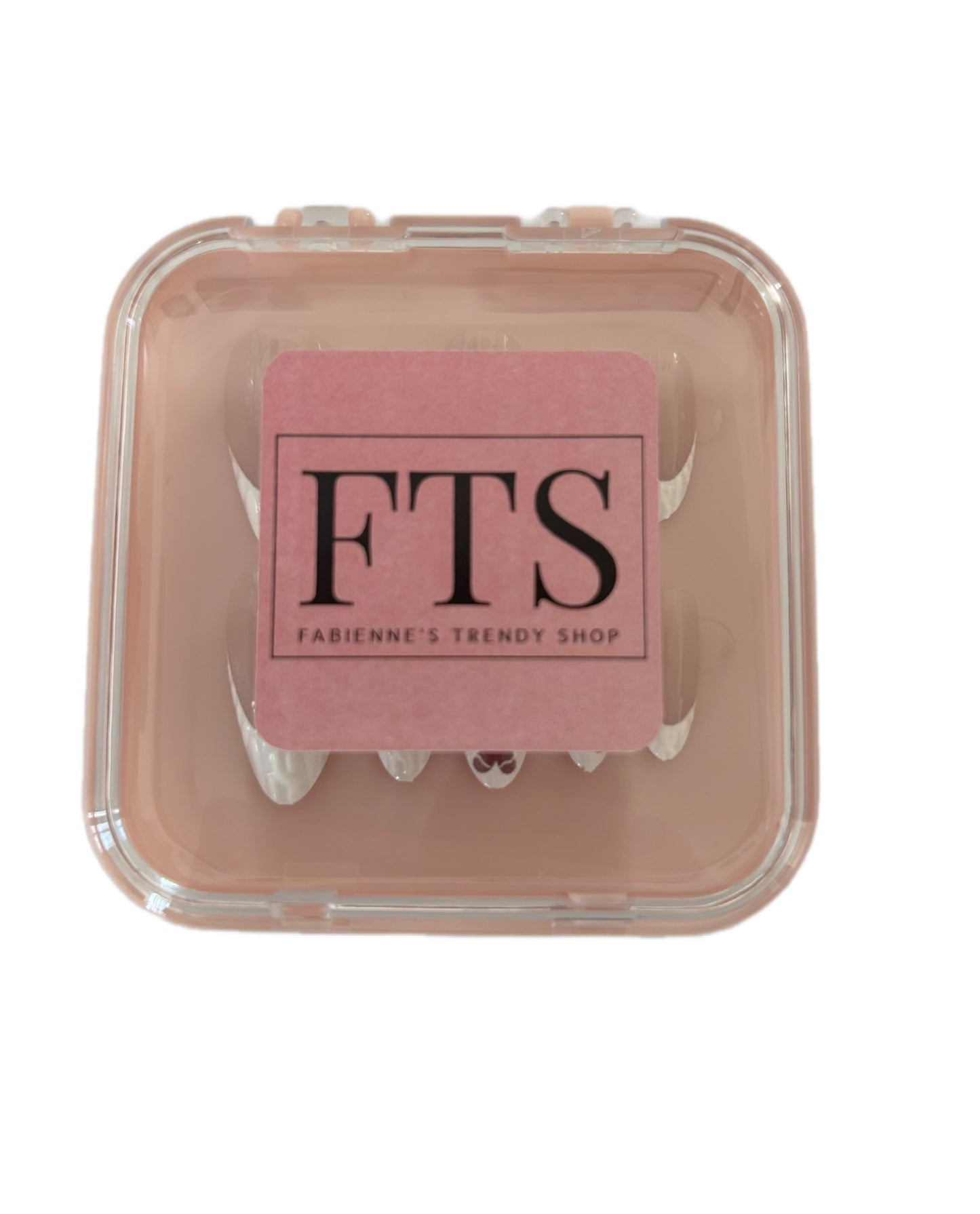 Almond-shaped false nails - FRENCH CHRISTMAS