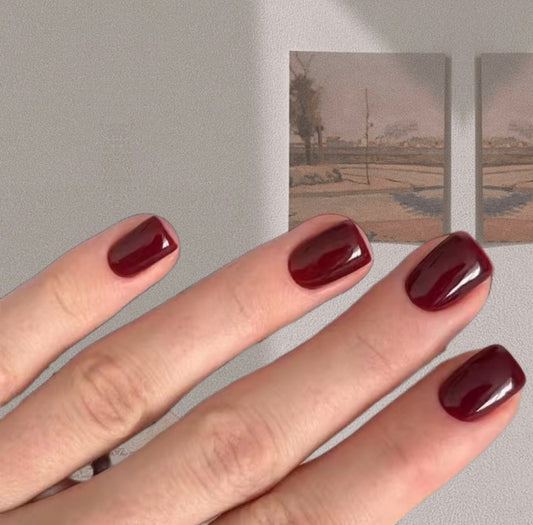 Faux ongles court réutilisable - CHERRY