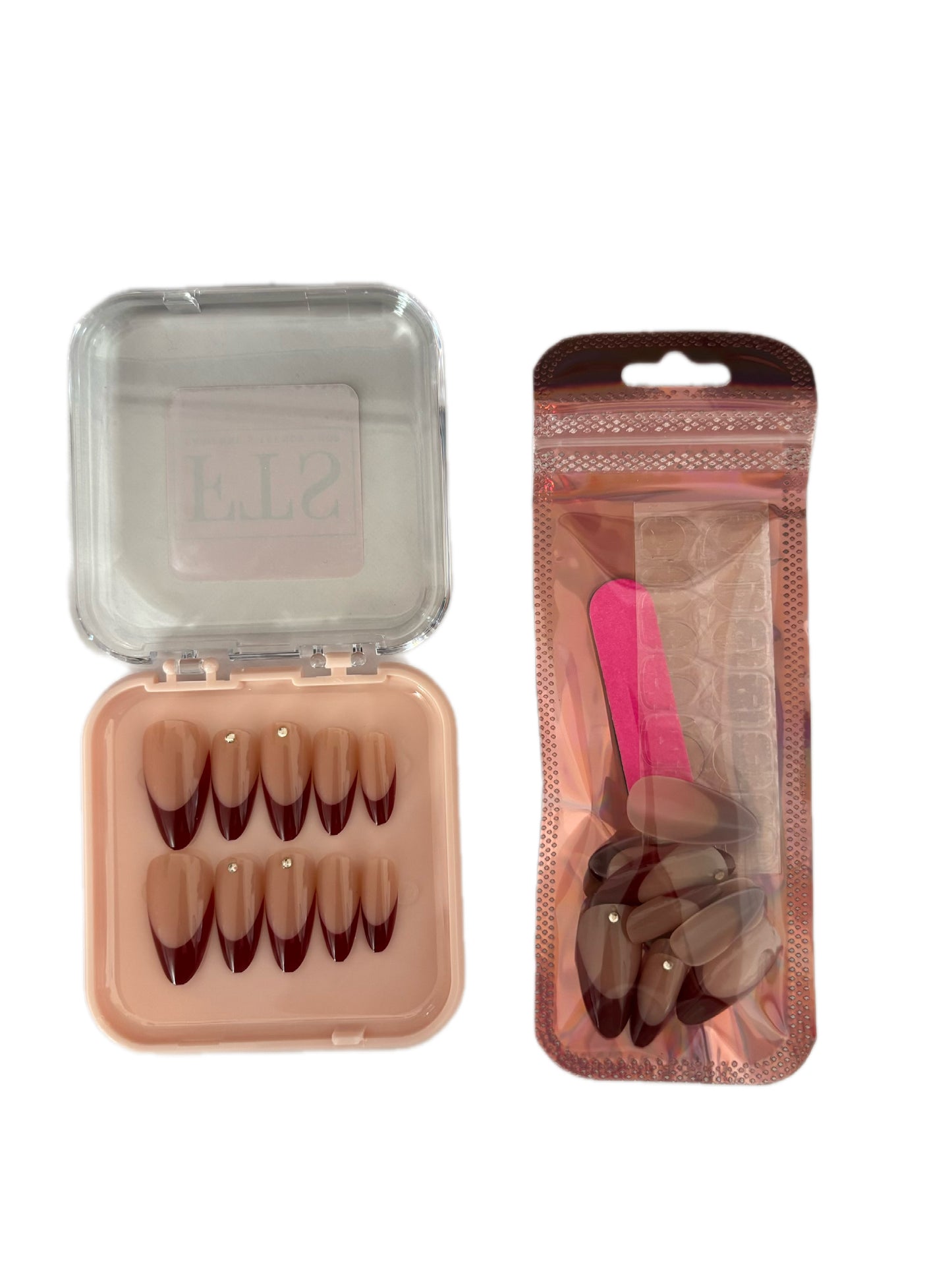 Faux ongles amande - FRENCH ROUGE