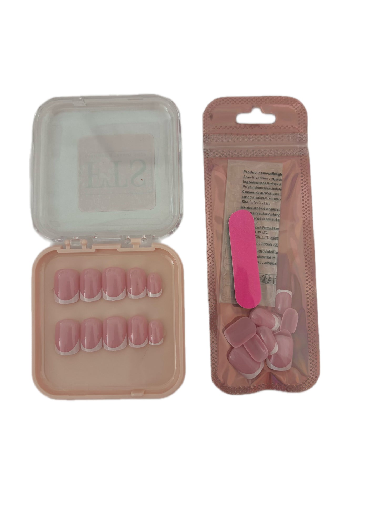 Short false nails - FRENCH